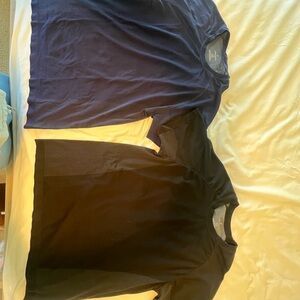 Fabletics Men's Short Sleeve Tees - Navy and Black